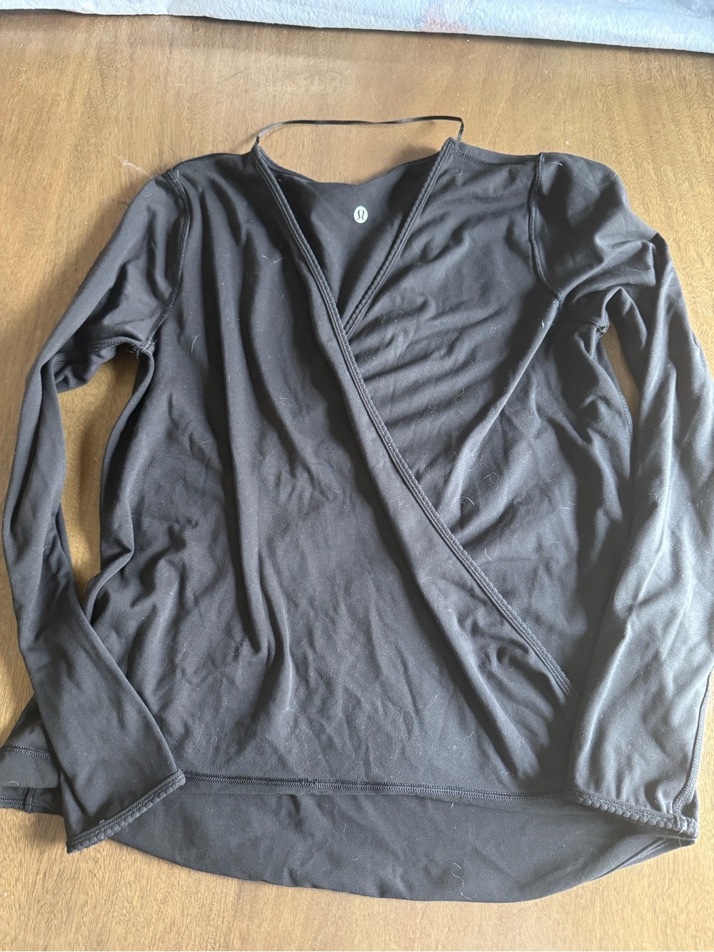 Lululemon  Nulu Full Freedom Wrap Top Size  Unknown Black Athletic Yoga Stretch